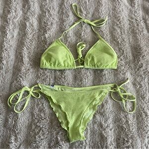 Lime Green Eidon Bikini Set